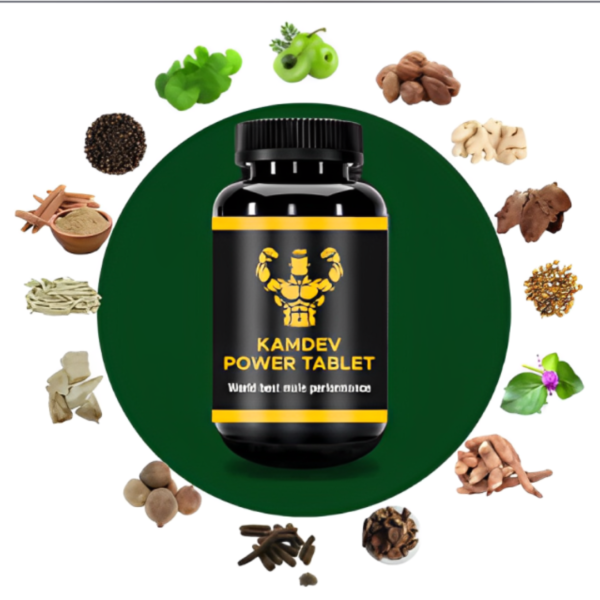 Kamdev Power Tablet – Purush Shakti & Stamina Enhancer (30 Tablets) - Image 5
